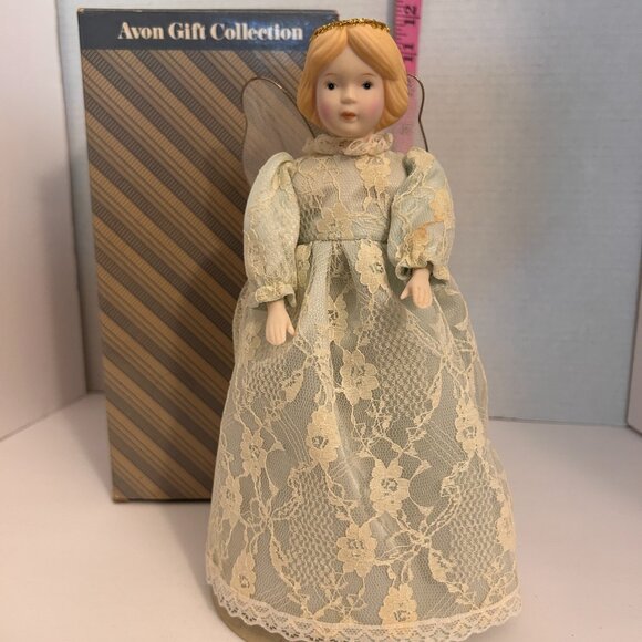 Vintage Avon Snow Angel Tree Topper Doll | Avon Gift Collection w/ Original Box - Picture 1 of 9